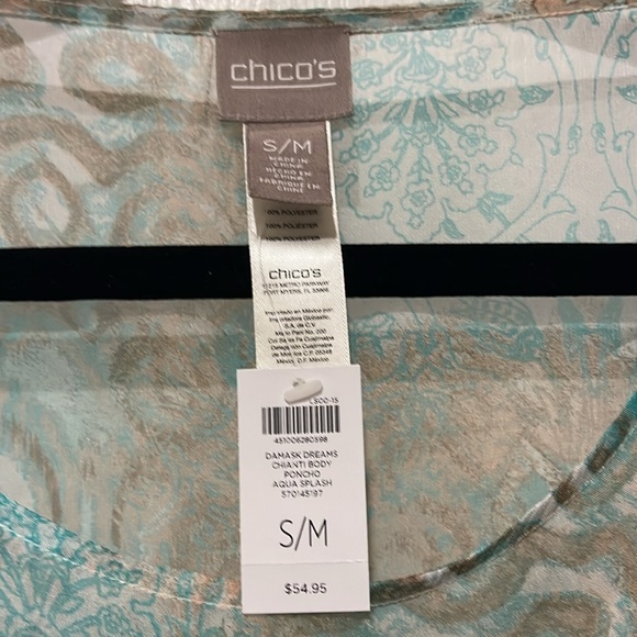Chico’s Chianti body poncho size small/medium NWT - Picture 3 of 3